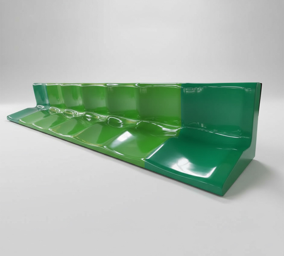 Fiberglass reinforced plastic seats