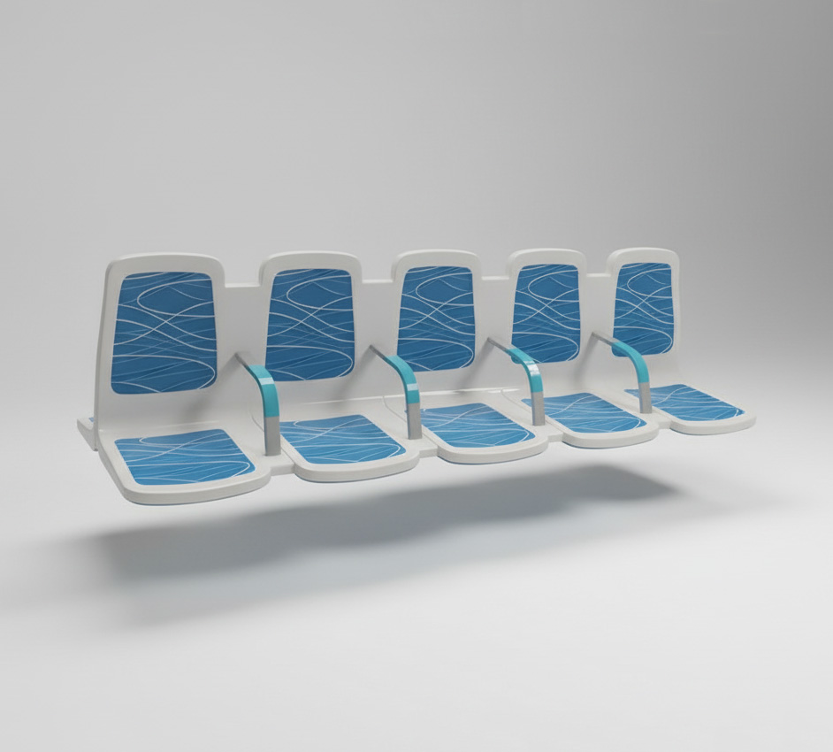 Fiberglass reinforced plastic seats